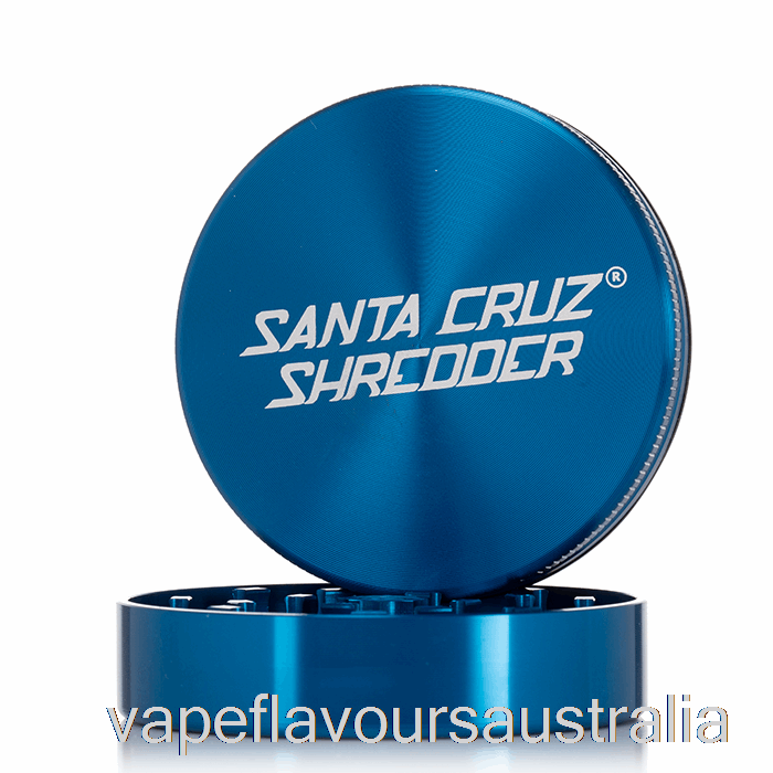 Vape Australia Santa Cruz Shredder 2.75inch Large 2-Piece Grinder Blue (70mm)